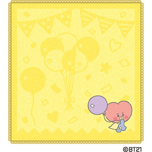 『BT21』ハンドタオル(ジャガードタイプ) / A LITTLE FESTA ⑥TATA
