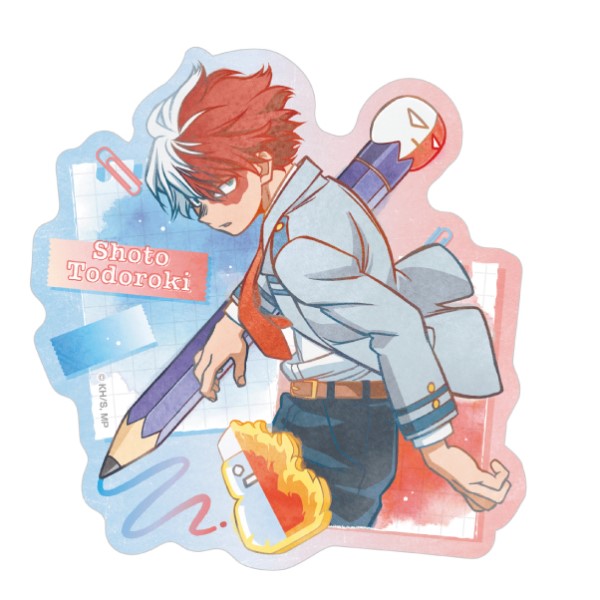 『僕のヒーローアカデミア』 トラベルステッカー3 (4)轟焦凍