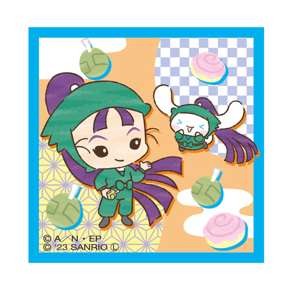 『忍たま乱太郎×サンリオキャラクターズ』ステッカー (仙蔵×シナモロール)