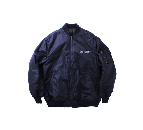 『ガールズ&パンツァー 最終章』あんこうチーム MA-1ジャケット NAVY