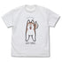 『ハマジ』ハスキー KAWAII Tシャツ / レッド&ホワイト