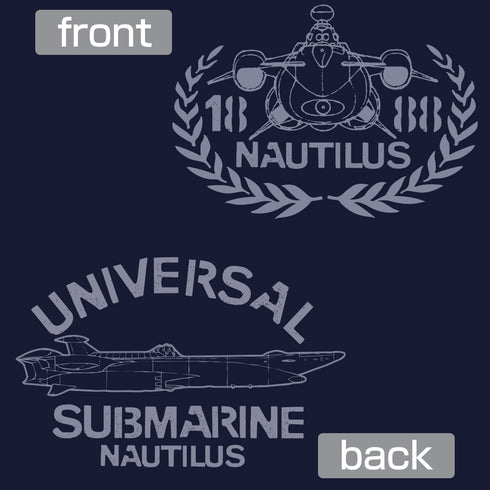 『ふしぎの海のナディア』ノーチラス号 Tシャツ/NAVY