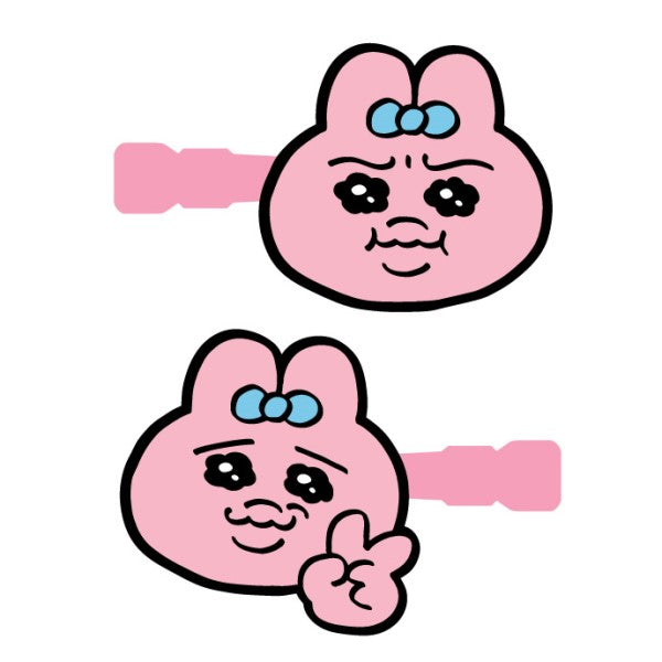 『おぱんちゅうさぎ』アクリルヘアクリップ / (4)