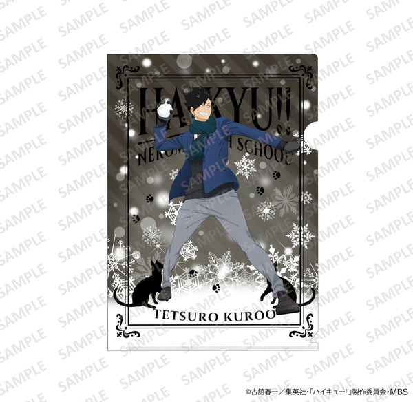 『ハイキュー!! 』A4クリアファイル 雪あそびver. 黒尾鉄朗