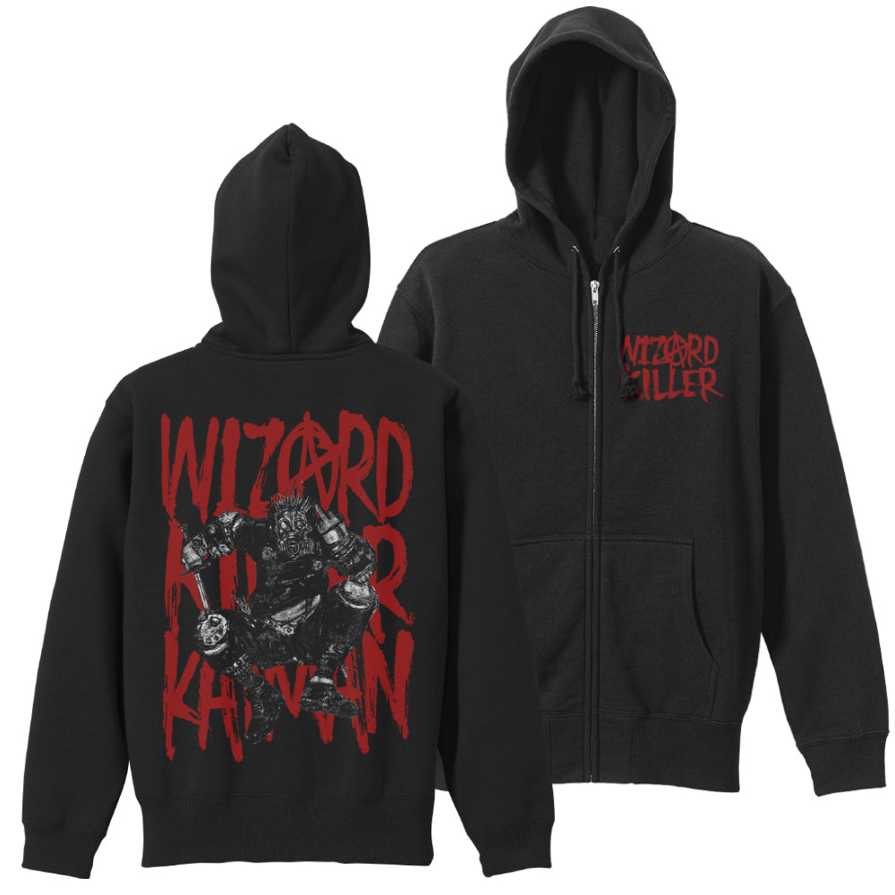 ドロヘドロ　カイマン総柄マウンテンパーカー ドロヘドロ（原作版）』ウィザードキラーカイマン ジップパーカー