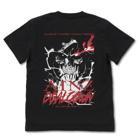 『オーバーロードIV』死の支配者 アインズ Tシャツ BLACK