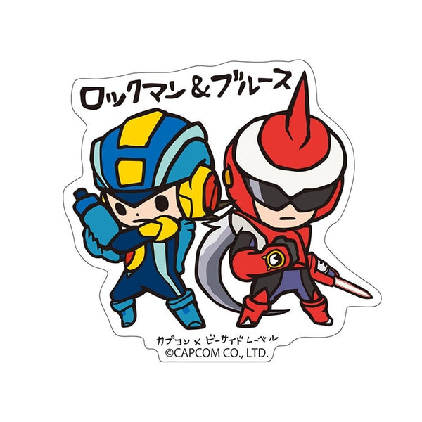『ロックマンエグゼ』CAPCOM×B-SIDEステッカー ロックマン&ブルース