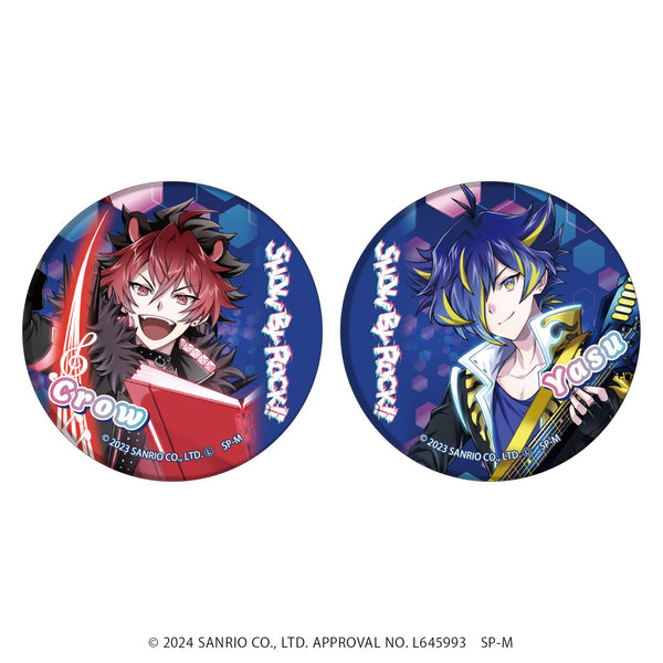 『SHOW BY ROCK!!』缶バッジ2個セット 03/クロウ&ヤス(公式イラスト)