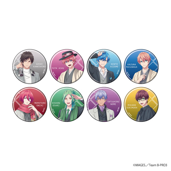『B-PROJECT~熱烈*ラブコール~』缶バッジ 02/BOX02 ブラインド(全8種)(描き下ろしイラスト)