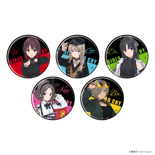 『ガールズバンドクライ』缶バッジ 01/ブラインド(全5種)(版権イラスト)
