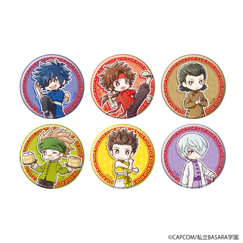 『学園BASARA』缶バッジ 21/チャイナver. ブラインド(全6種)(グラフアートイラスト)