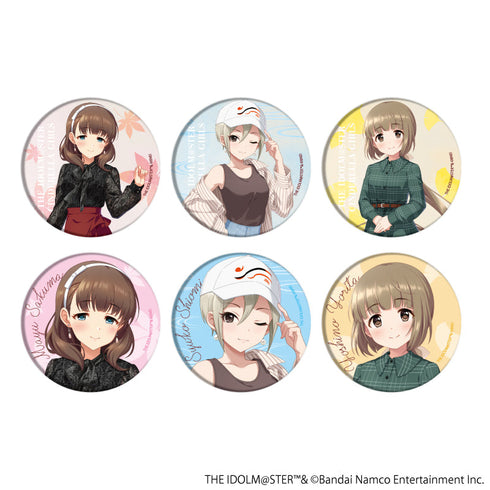 『アイドルマスター シンデレラガールズ』缶バッジ 05/秋コーデver. トレーディング(全6種)(描き下ろしイラスト)