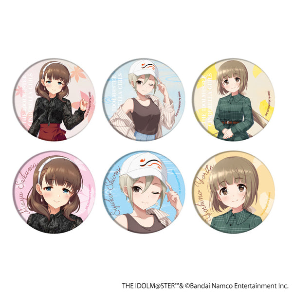 『アイドルマスター シンデレラガールズ』缶バッジ 05/秋コーデver. トレーディング(全6種)(描き下ろしイラスト)