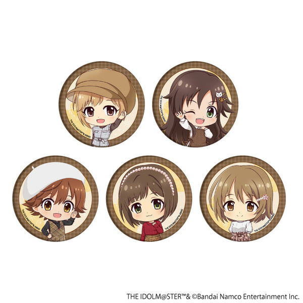 『アイドルマスター シンデレラガールズ』缶バッジ 06/秋コーデver. トレーディング(全5種)(ミニキャライラスト)