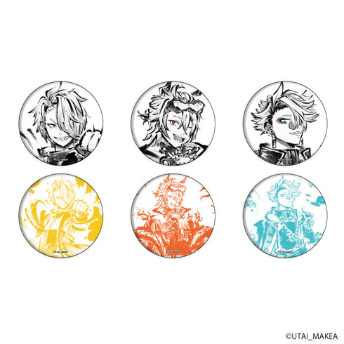 『歌衣メイカ』缶バッジ 03/水墨イラストver. ブラインド(全6種)