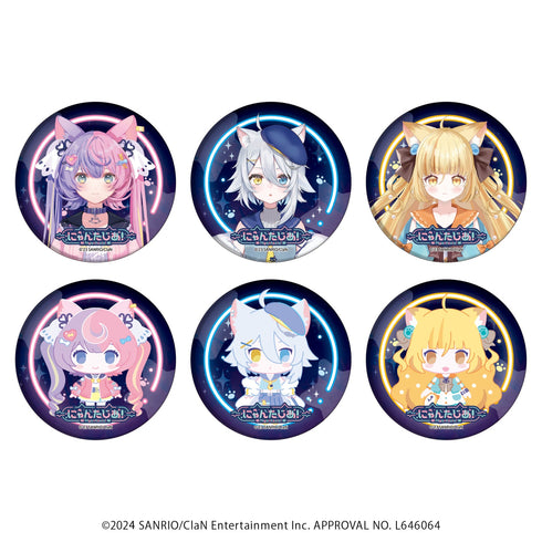 『にゃんたじあ!』缶バッジ 01/ブラインド(全6種)(公式イラスト)