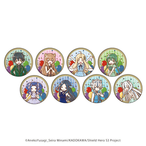 『盾の勇者の成り上がり Season 3』缶バッジ 02/周年ver. ブラインド(全8種)A(レトロアートイラスト)