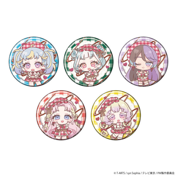 『ワッチャプリマジ!』缶バッジ 07/ブラインド(全5種) バレンタインver.(ミニキャライラスト)