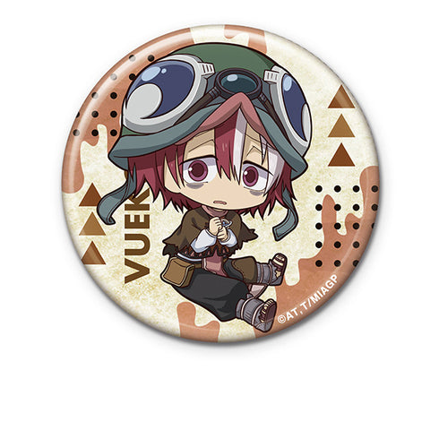 『メイドインアビス 烈日の黄金郷』ぺたん娘缶バッジ ヴエコ