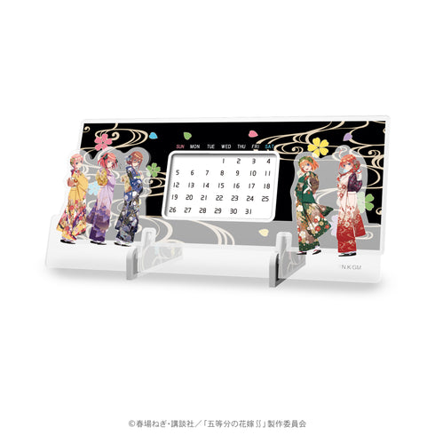 『映画 五等分の花嫁』花札柄アクリル万年カレンダー