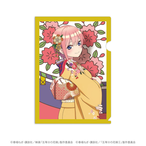 『映画 五等分の花嫁』花札柄クリアファイル 中野一花