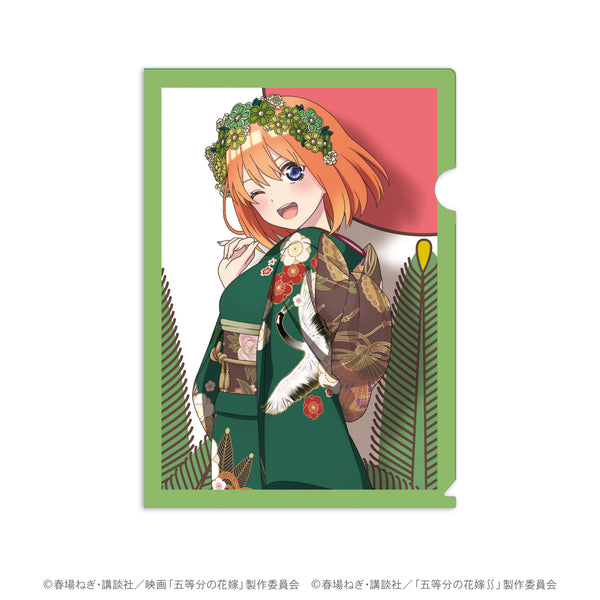 『映画 五等分の花嫁』花札柄クリアファイル 中野四葉