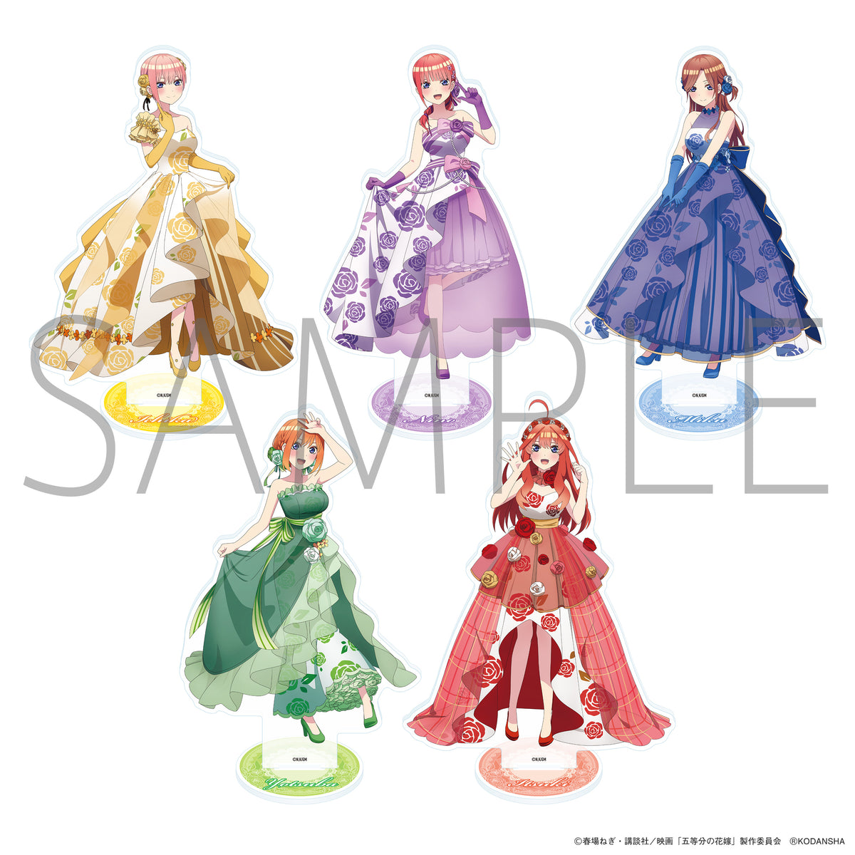 映画 五等分の花嫁』披露宴 アクリルスタンド 中野五月 – Anime Store