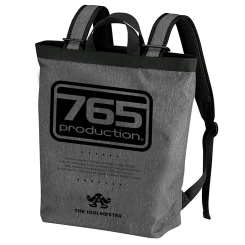 『アイドルマスター』765PROロゴ 2WAYバックパック/HEATHER CHARCOAL