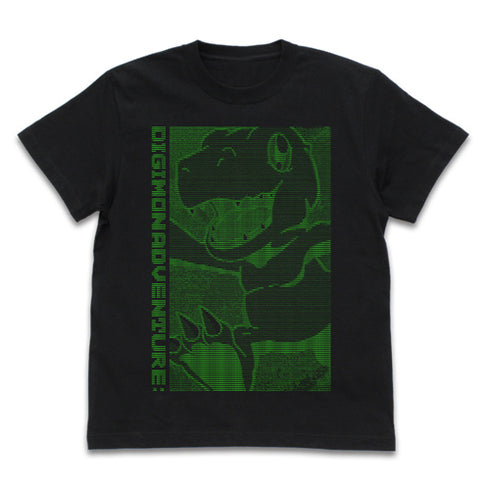 『デジモンアドベンチャー:』アグモン デジタルグラフィック Tシャツ