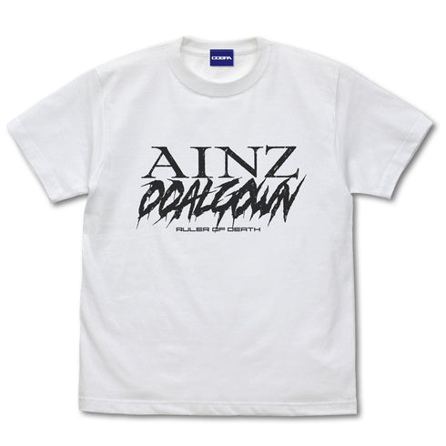 『オーバーロードIV』死の支配者 アインズ Tシャツ WHITE
