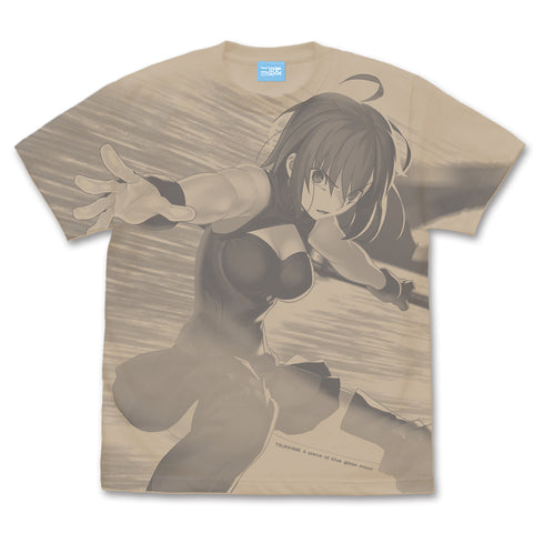 『月姫 -A piece of blue glass moon-』シエル オールプリントTシャツ/LIGHT BEIGE