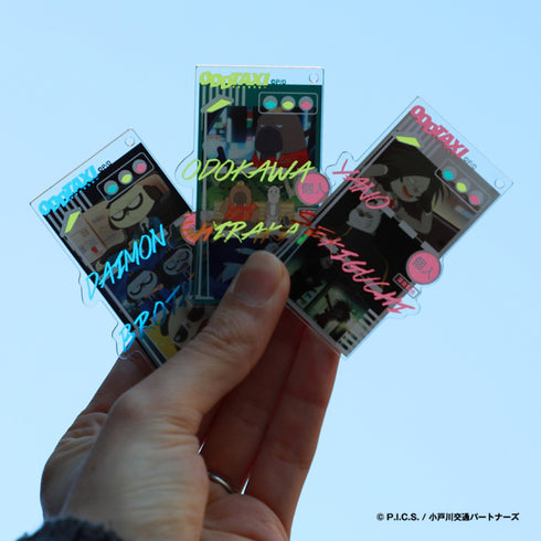 『オッドタクシー』場面カットアクリルキーホルダー<ヤノ&関口>