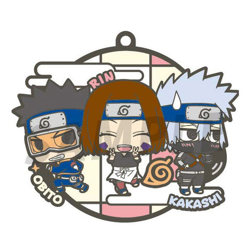 『NARUTO-ナルト- 疾風伝』ラバーマスコット バディコレ スリーマンセルだってばよ!編 BOX