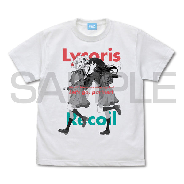 『リコリス・リコイル』千束&たきな Tシャツ/WHITE