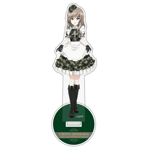 『ガールズ&パンツァー 最終章』描き下ろし 島田千代 アクリルスタンド ミリタリーメイドver.