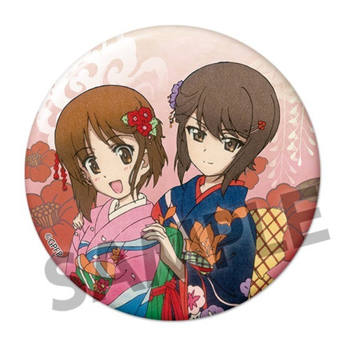 『ガールズ&パンツァー 最終章』大洗美人姉妹図 76mm缶バッジ