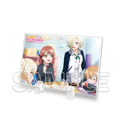 『ラブライブ!虹ヶ咲学園スクールアイドル同好会』ミニアクリルプレート 歩夢&愛&彼方&ミア
