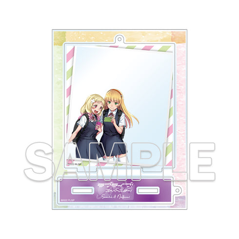 『ラブライブ!スーパースター!!』りえら散歩 アクリルスタンドキーホルダー すみれ&夏美
