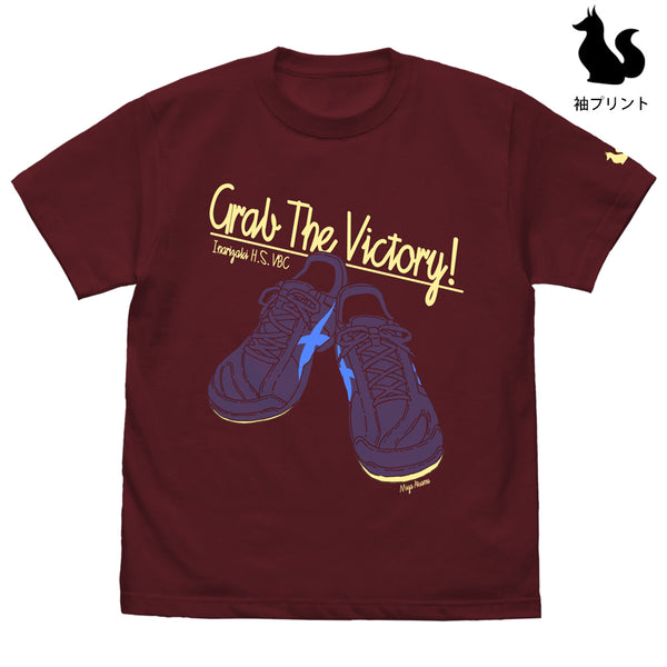 『ハイキュー!! TO THE TOP』宮侑シューズ Tシャツ BURGUNDY