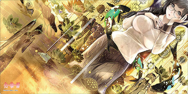 【美品】化物語 羽川翼 プレイマット ブシロード ラバーマット 大暮維人 化物語』ブシロード ラバーマットコレクション V2 Vol.123『羽川翼