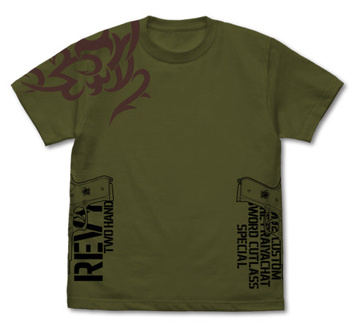 『BLACK LAGOON』ソードカトラス&タトゥー Tシャツ MOSS