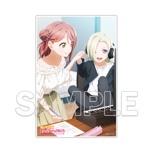 『ラブライブ!虹ヶ咲学園スクールアイドル同好会』ミニアクリルプレート 歩夢&ミア