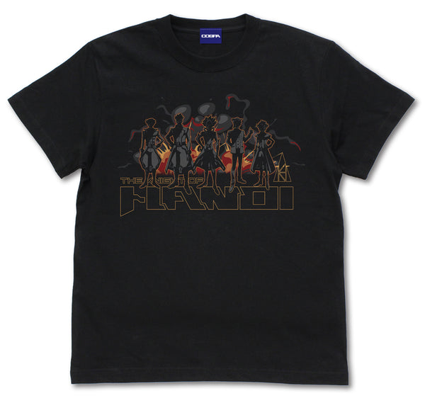 『遊☆戯☆王VRAINS』リボルバーとハノイの騎士 Tシャツ BLACK