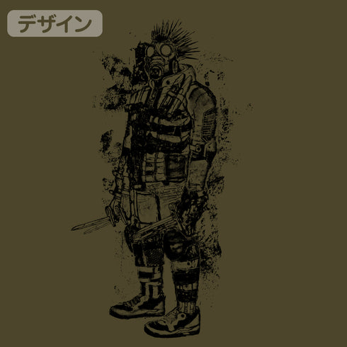 『ドロヘドロ(原作版)』ナイフを持ったカイマン Tシャツ MOSS