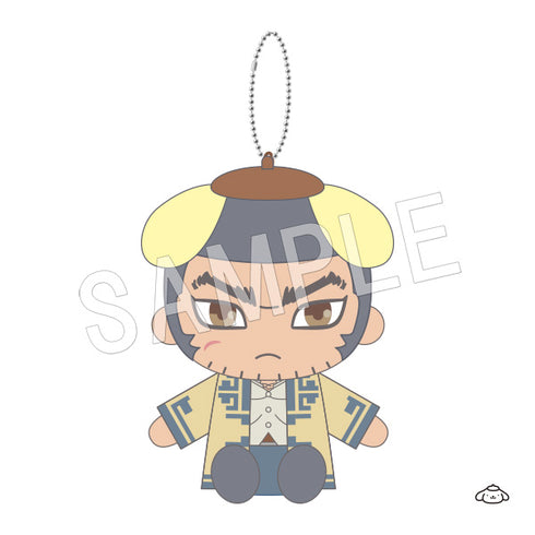 『ゴールデンカムイ×サンリオキャラクターズ』お座りぬいぐるみマスコット 谷垣源次郎×ポムポムプリン