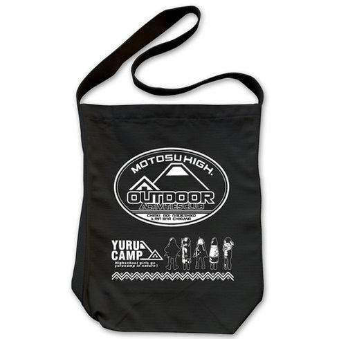 『ゆるキャン△ 』ショルダートート / BLACK
