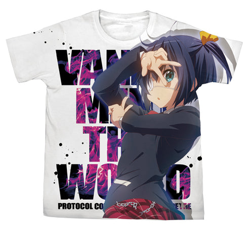 『中二病でも恋がしたい!』小鳥遊六花フルグラフィックTシャツ WHITE