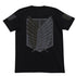 『進撃の巨人』調査兵団Tシャツ/BLACK
