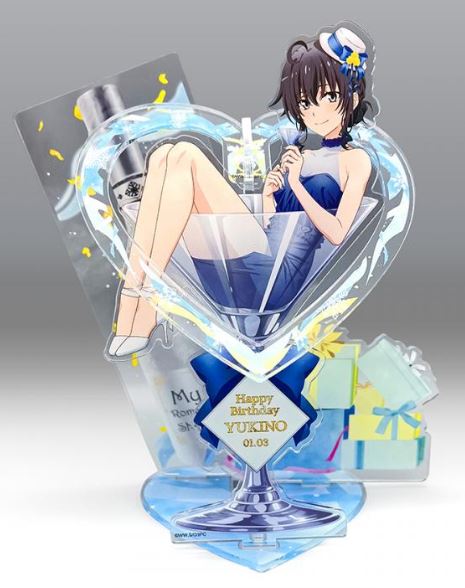 『やはり俺の青春ラブコメはまちがっている。完』立体アクリルフィギュア 雪ノ下雪乃バースデー2023