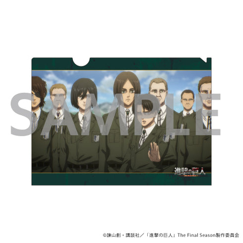 『進撃の巨人』クリアファイル 03/集合デザイン 場面写ver.
